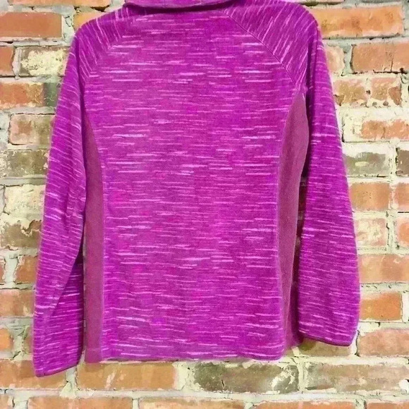 Columbia Purple Fleece Pullover Size M - Picture 4 of 8